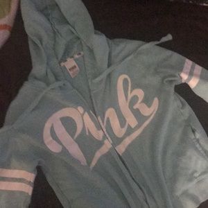 Pink /Victoria’s secret zip up sweatshirt